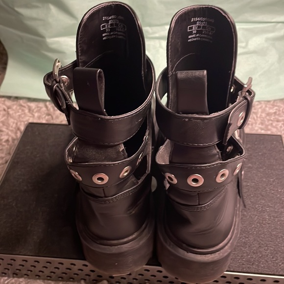 ZARA Basics collection motorcycle boots size 39 EU 8 US - Picture 5 of 5